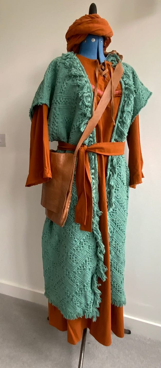 Customer photo review of Linen Feel 100% Cotton Fabric
