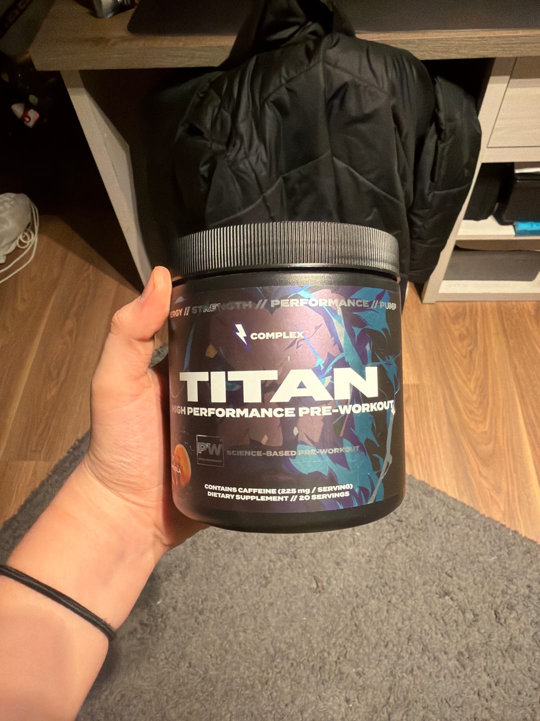 Customer photo review of Titan Pre-workout