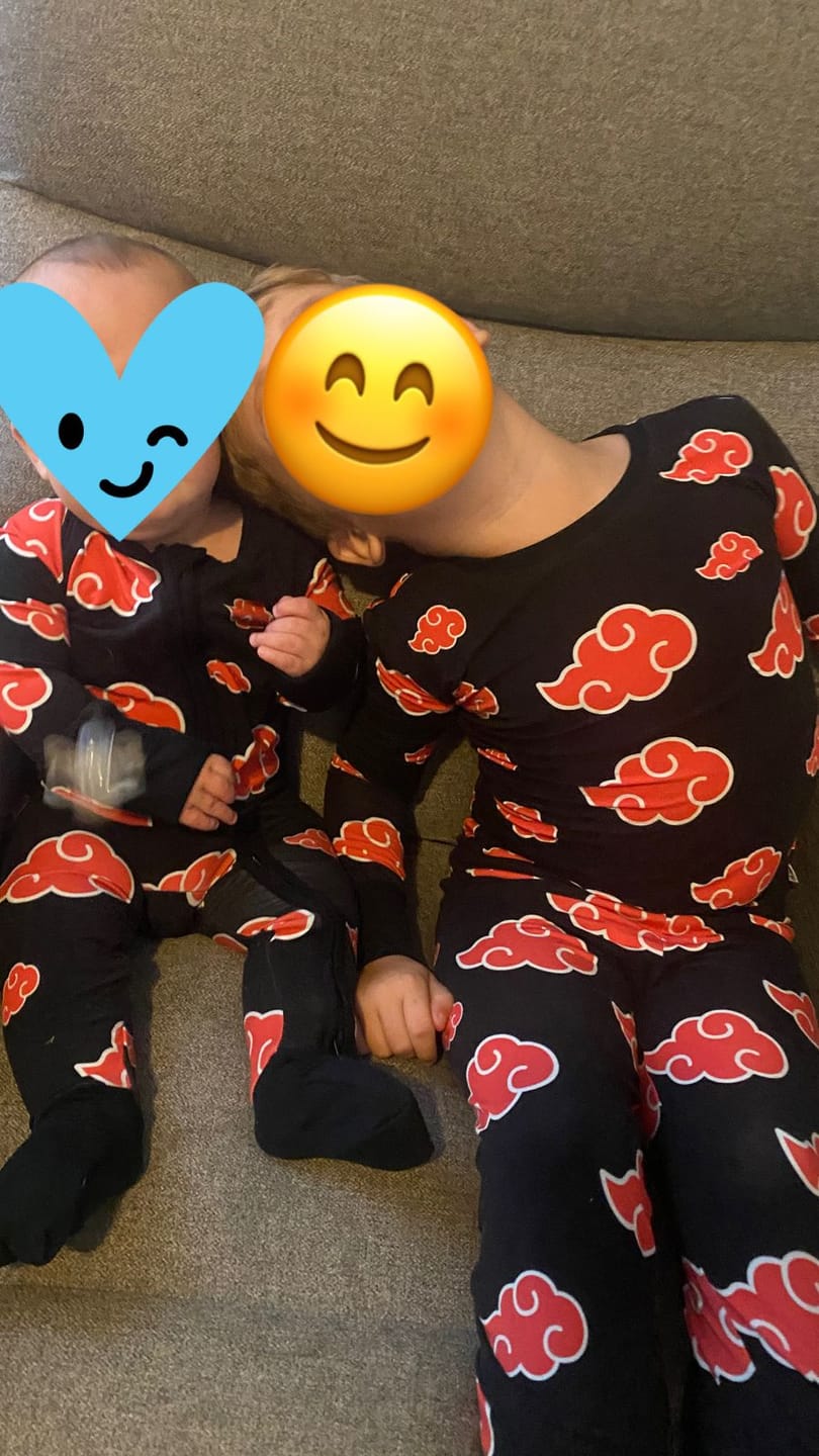 Customer photo review of Classic Akatsuki Clouds Zippy