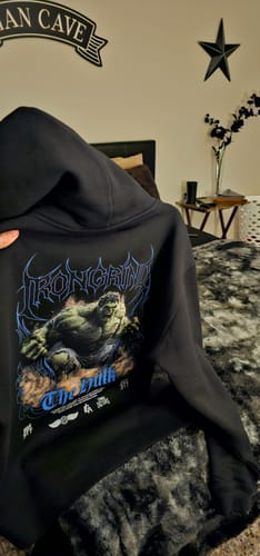 Customer photo review of [Limited Edition] 'Marvel: The Hulk' Box Hoodie