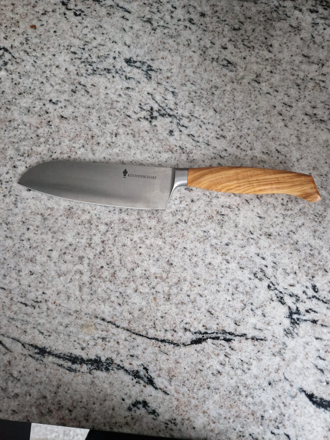 Customer photo review of Küchenscharf Santoku 16 cm (100% Solinger Handwerkskunst)