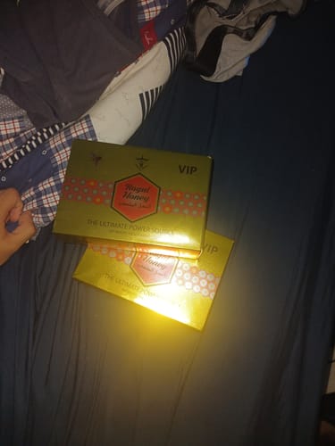 Customer photo review of Royal Honey - 1 Caja Con 12 Sobres de 20 Gramos Cada Uno, Energía y Vitalidad Garantizadas