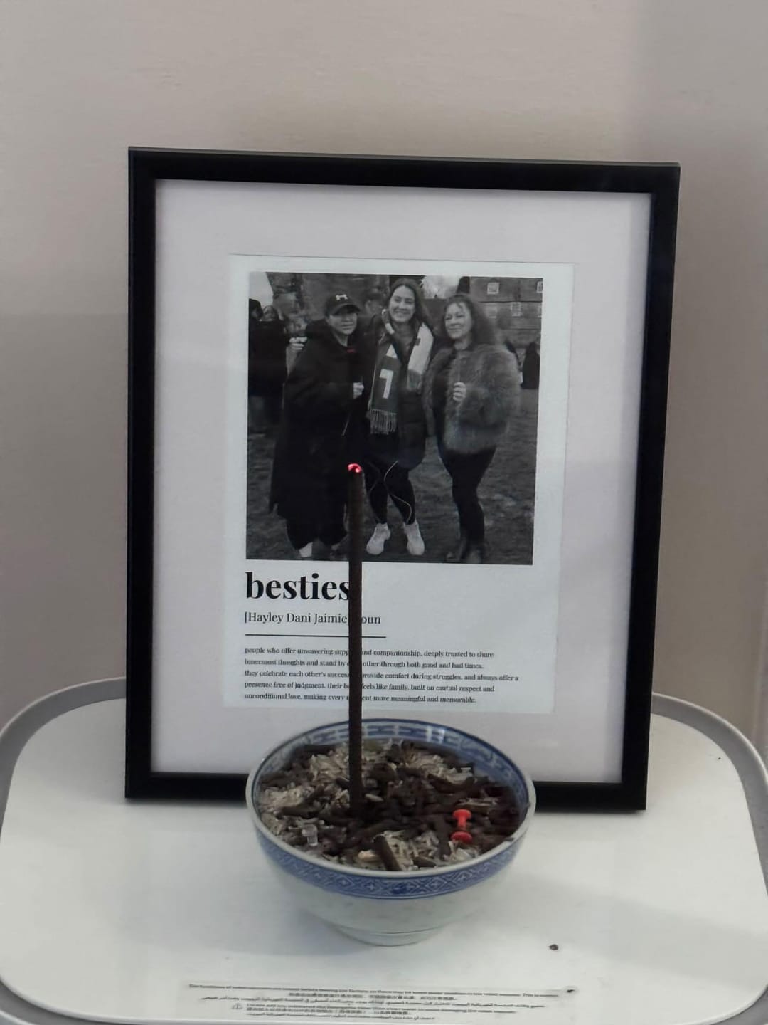 Customer photo review of Personalised Friendship Definition Photo Print