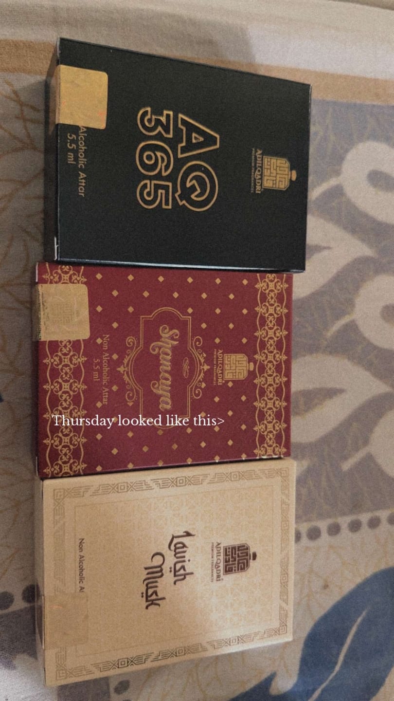 Customer photo review of AQ 365 Luxury Attar Perfume
