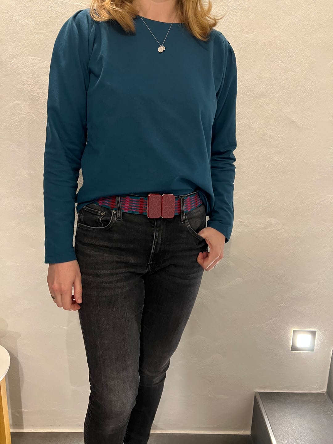 Customer photo review of belt- Green Gossip