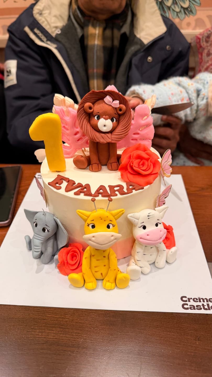 Customer photo review of Jungle Lion Kids Cake
