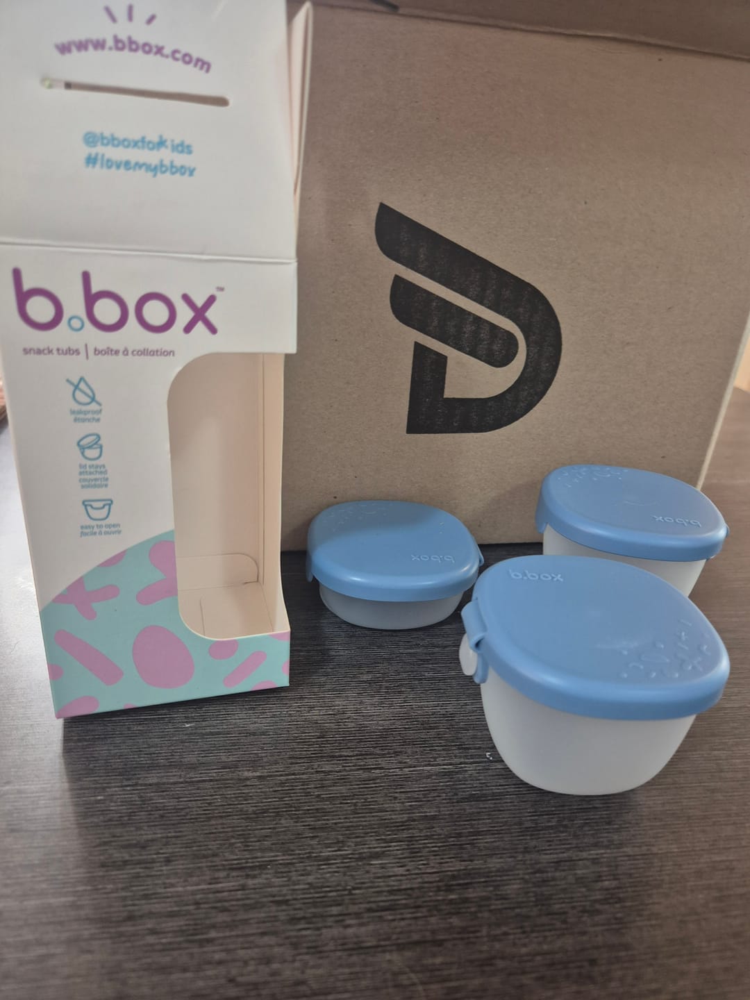Customer photo review of Snack tubs antiderrames