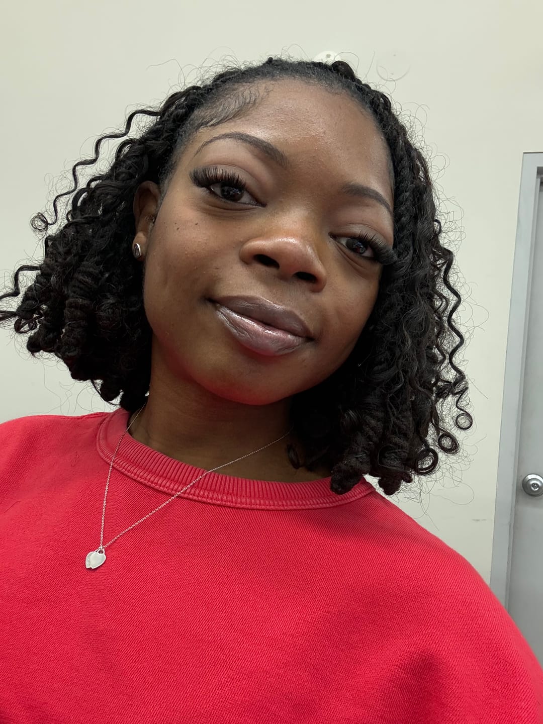 Customer photo review of Loose Curly Bulk Hair Extensions for Braiding
