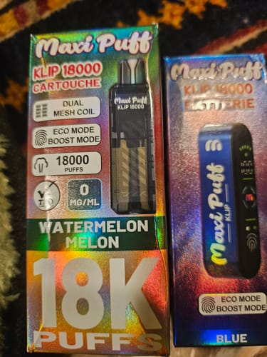 Customer photo review of Maxi Puff Klip 18k - Pod & Cartouche - 0% nicotine