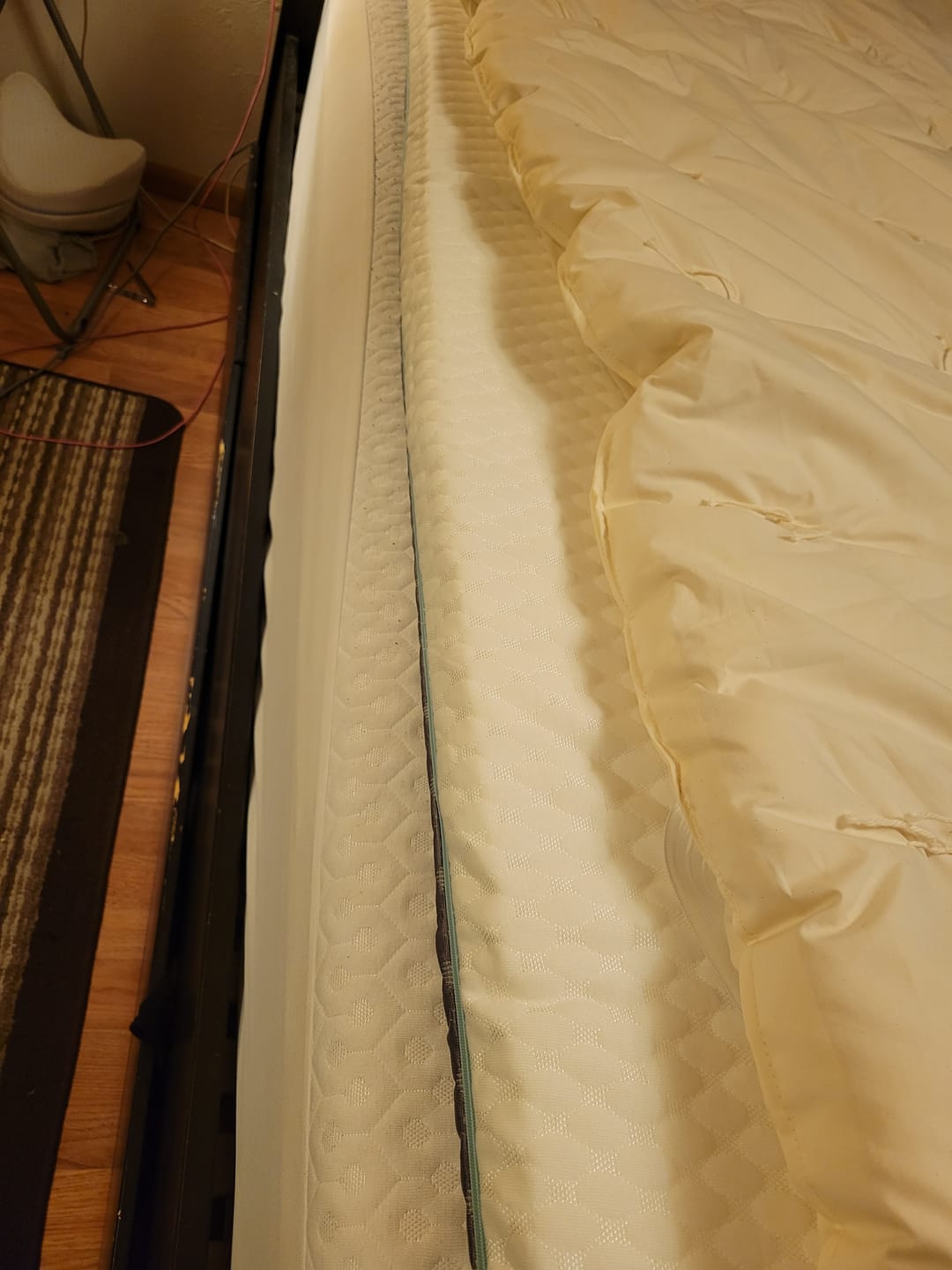 Customer photo review of Wool Mattress Topper