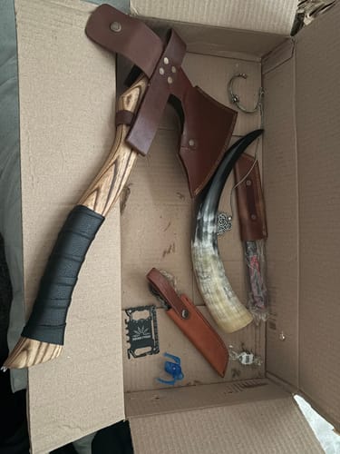 Customer photo review of Mystery Viking Box