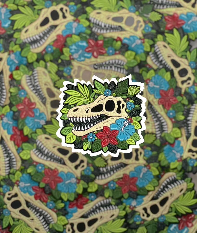 Customer photo review of Custom Enamel Pins