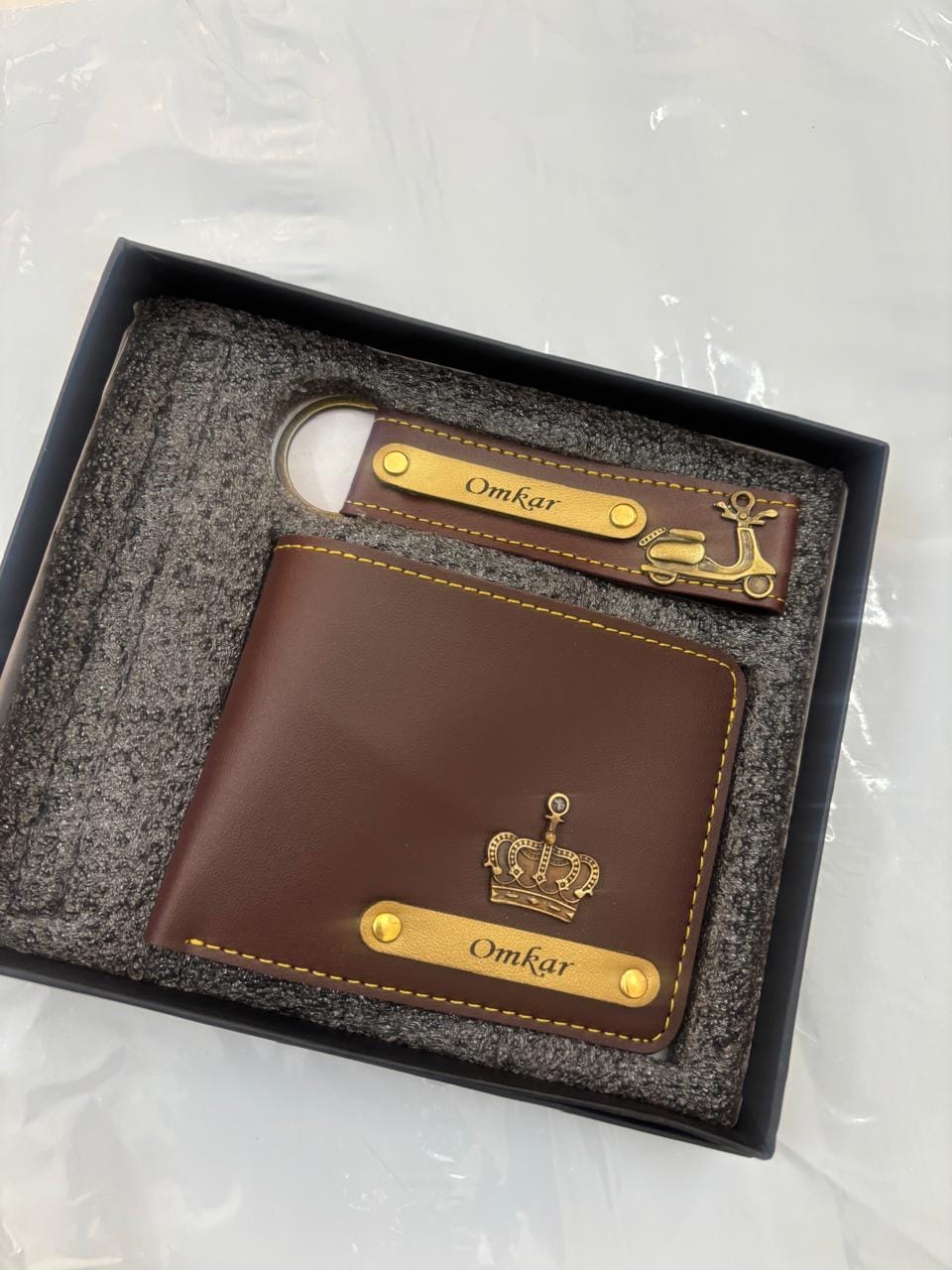 Customer photo review of Combo Of Wallet And Keychain