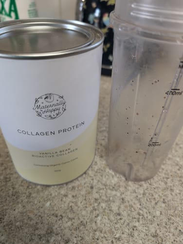 Customer photo review of Collagen Protein - Vanilla Bean