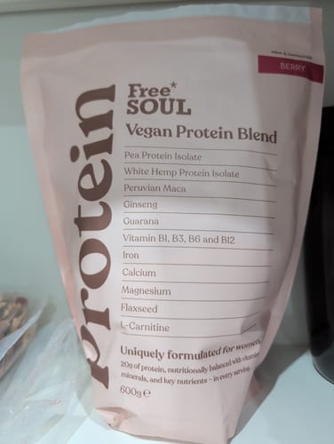 Customer photo review of Vegan Protein Blend