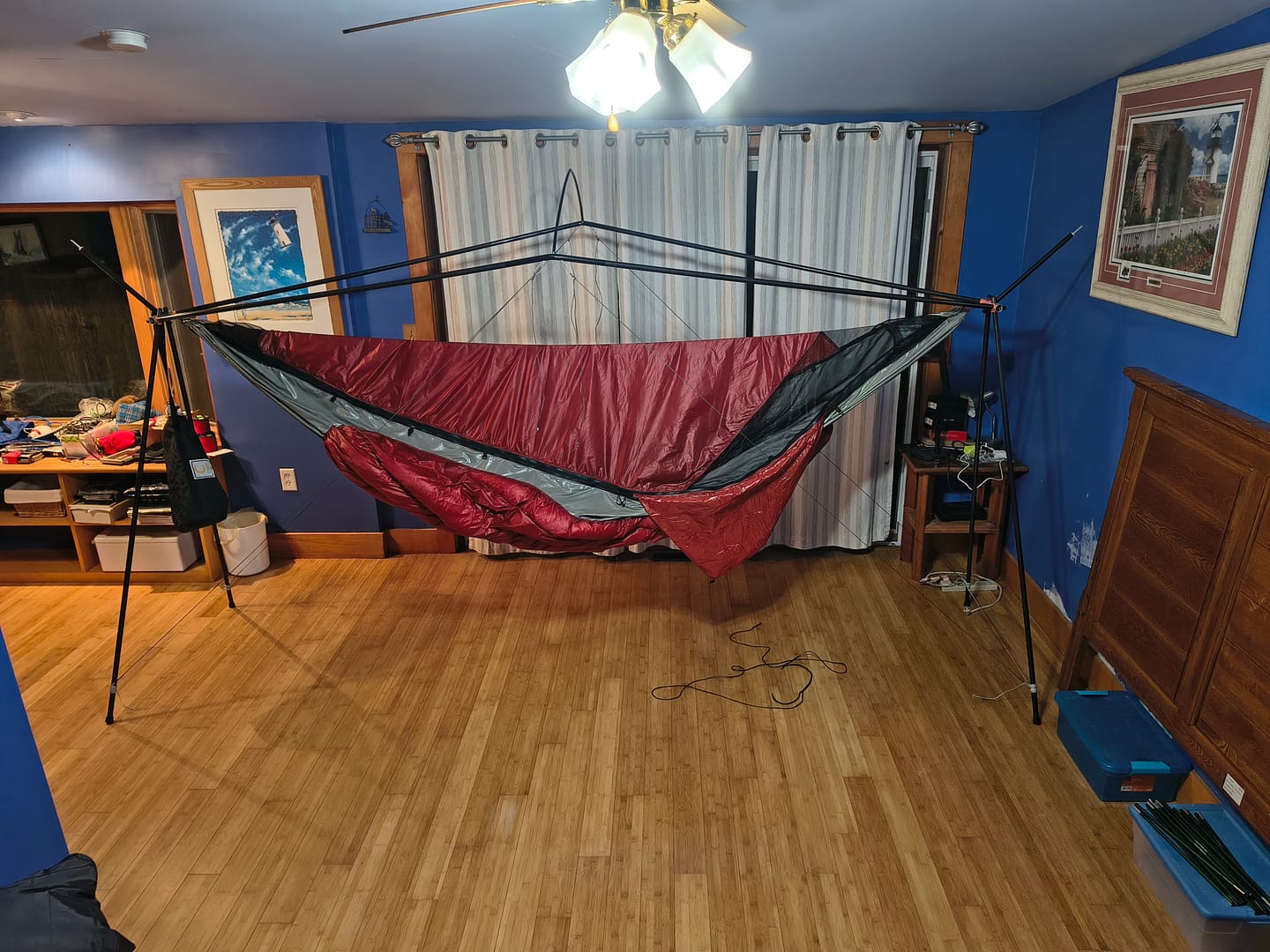 Customer photo review of Cricket 2.0 Hammock Stand (Ultralight)