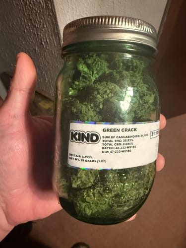 Customer photo review of Green Crack - 28 Grams - Sativa