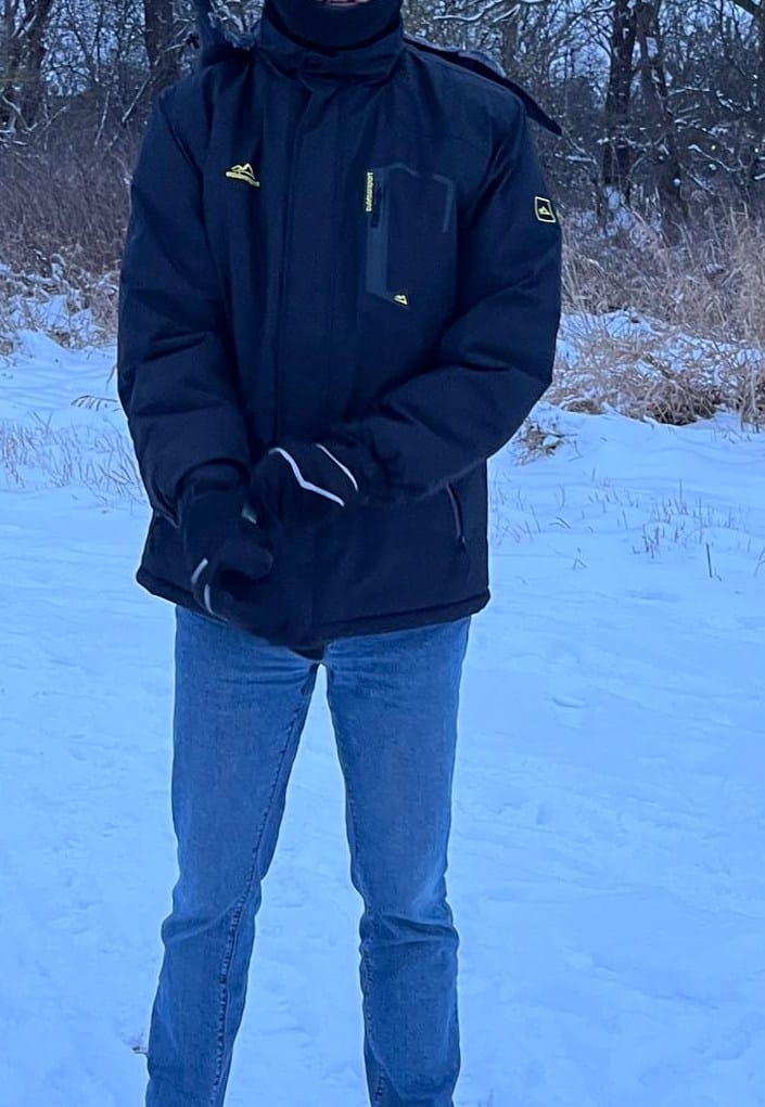Customer photo review of Wasserdichte Winterjacke Herren – Warm & winddicht