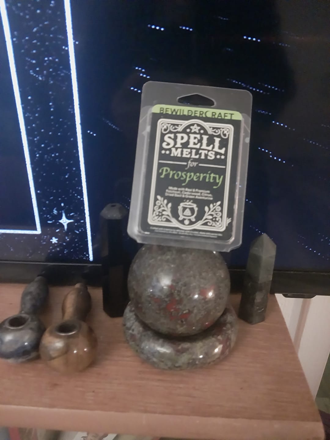 Customer photo review of Spell Melts for Prosperity Wax Melts