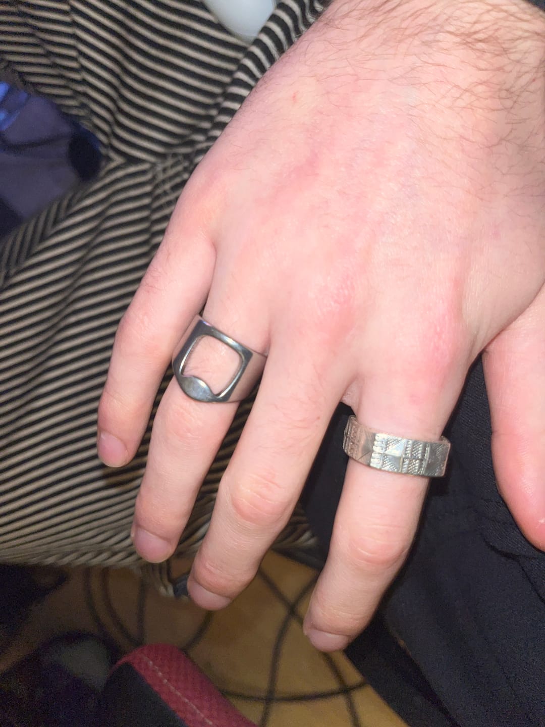 Customer photo review of Bottle Opener Ring