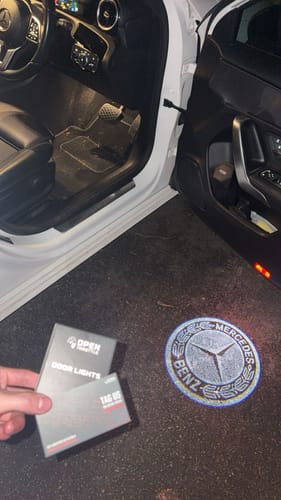 Customer photo review of MERCEDES DOOR LIGHTS