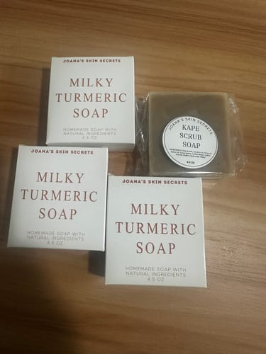 Customer photo review of KAPE SCRUB SOAP