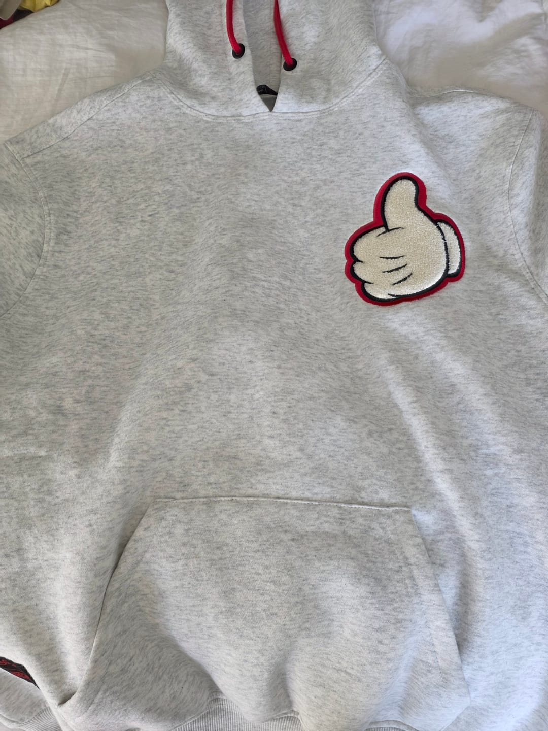 Customer photo review of Disney "You Got This, Pal!" (Heather Gray) – Classic Hoodie