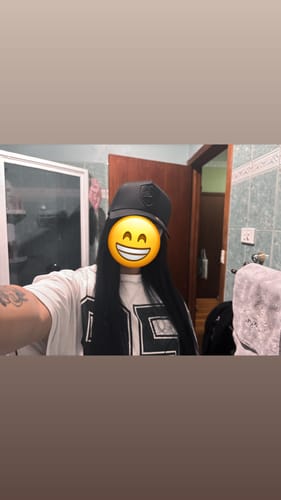 Customer photo review of Premium Crest A-Frame Cap - Stealth - Black / Black