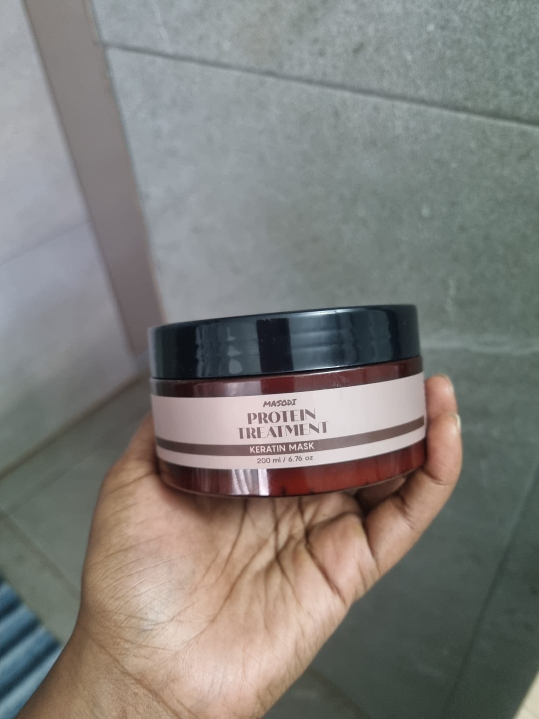 Customer photo review of Protein Treatment Mask 200ml