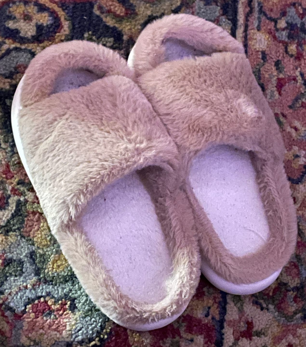 Customer photo review of Cloud Slides - Fuzzy Fur