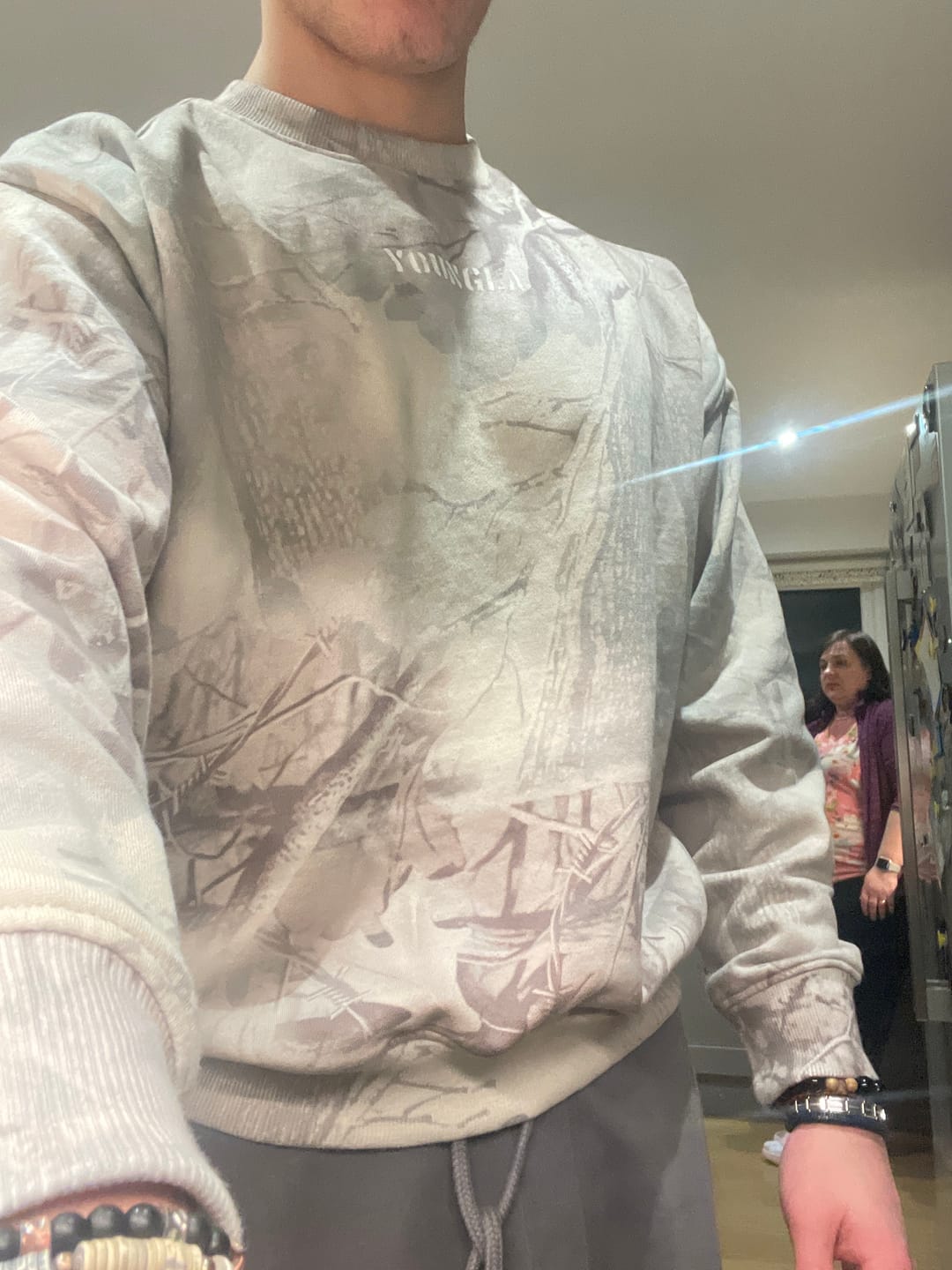 Customer photo review of 5206 - Tree Camo Collection - Crewnecks