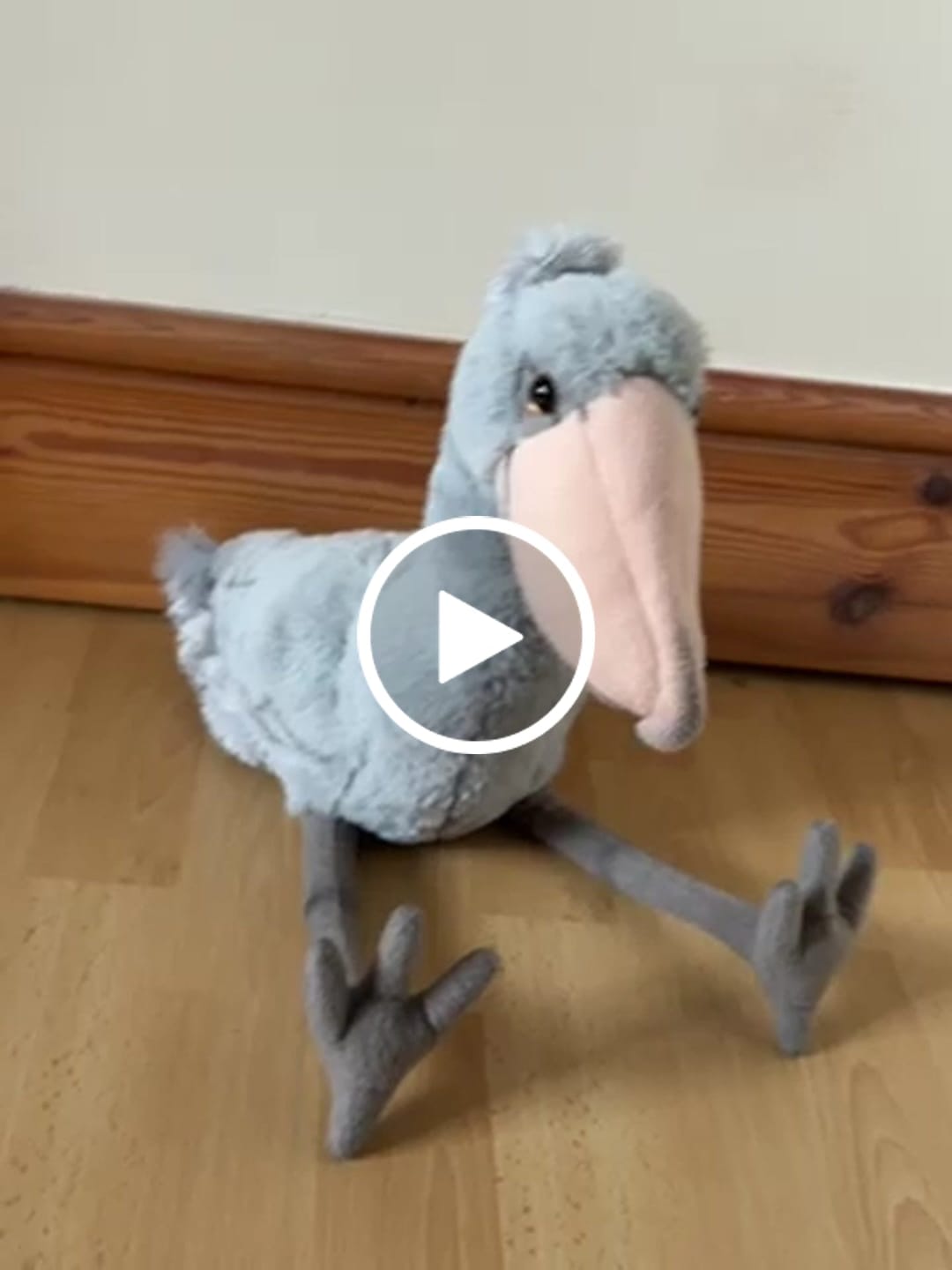 Customer video review of Shoebill Stork Bird Soft Stuffed Plush Toy