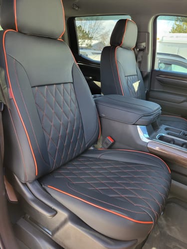 Customer photo review of Premium Custom-Fit Seat Covers