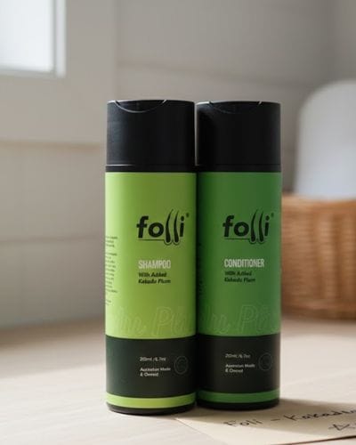 Customer photo review of Hair Growth Shampoo and Conditioner