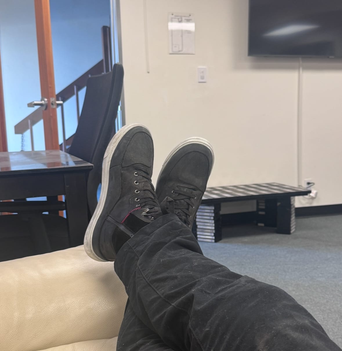 Customer photo review of RIDEIRON Urban Protective Anti-Slip Waterproof Motorcycle Riding Boots | XZ007