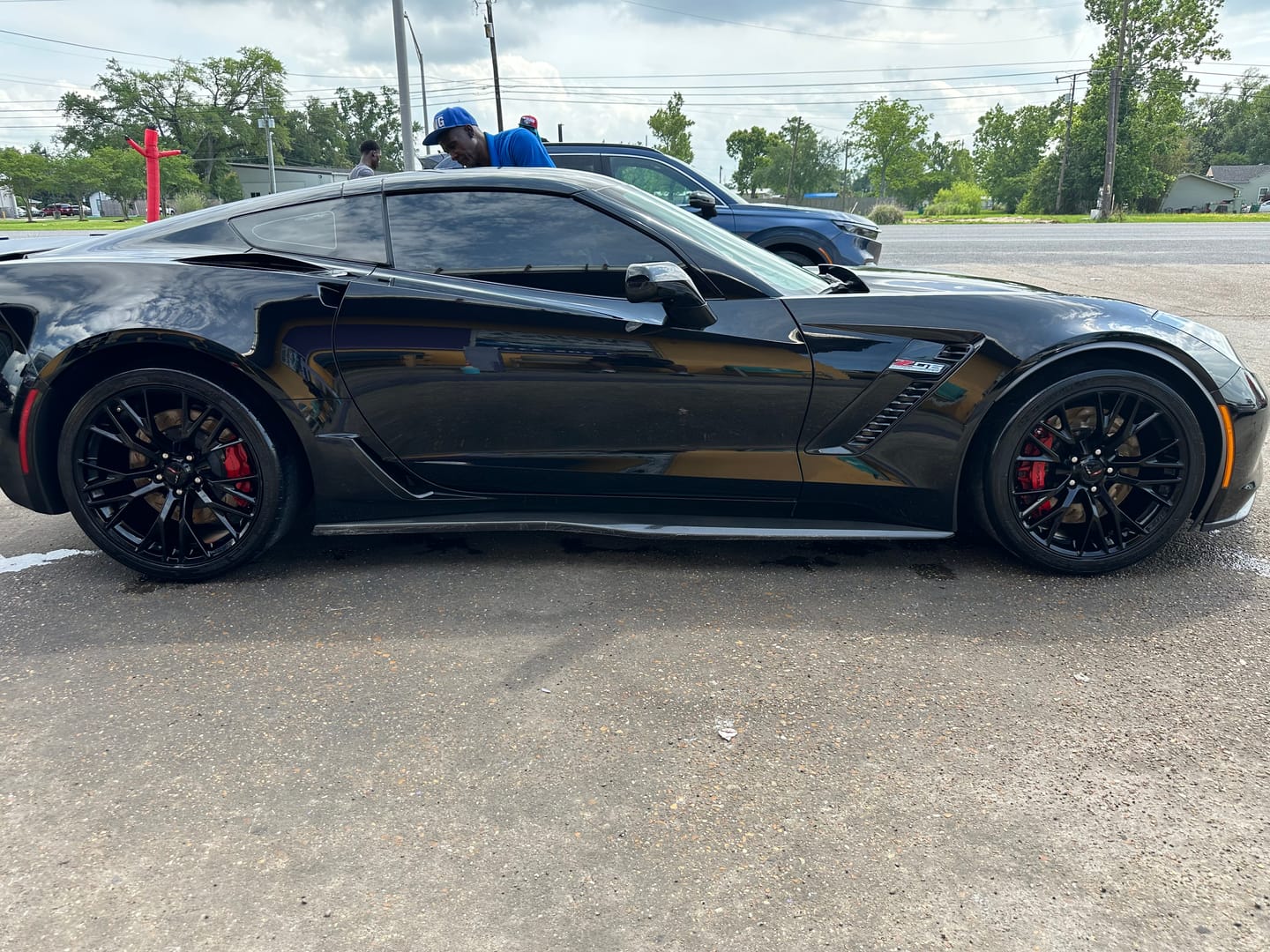 Customer photo review of Corvette C7 ZR1 Conversion Front Bumper Kit