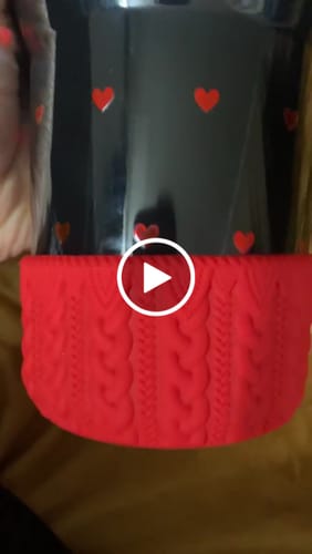 Customer video review of RED MACRAME Tumbler Boot