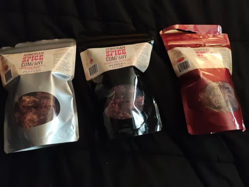 Customer photo review of World's Hottest Peppers 3 Pack