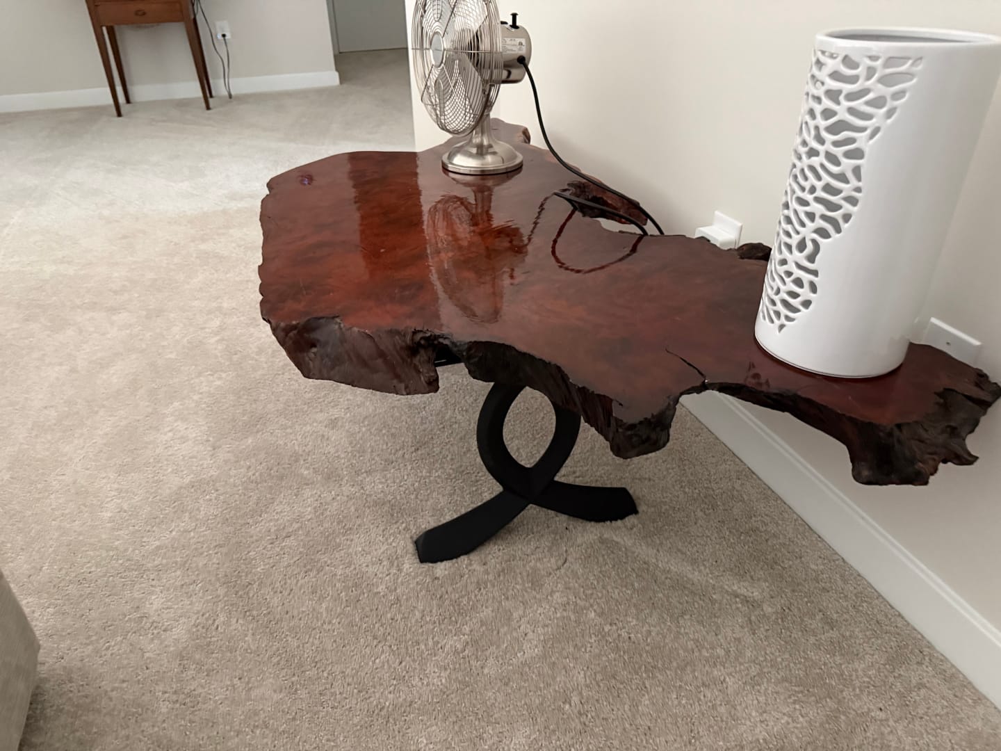 Customer photo review of End Table Legs 219 Curva 20" H Mid-Century Modern Style