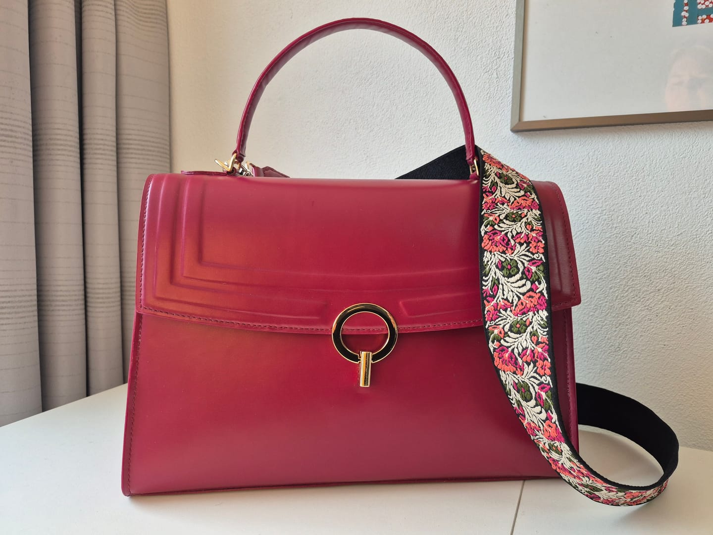 Customer photo review of DIY-Box: The Business Bag *Runde Klappe*