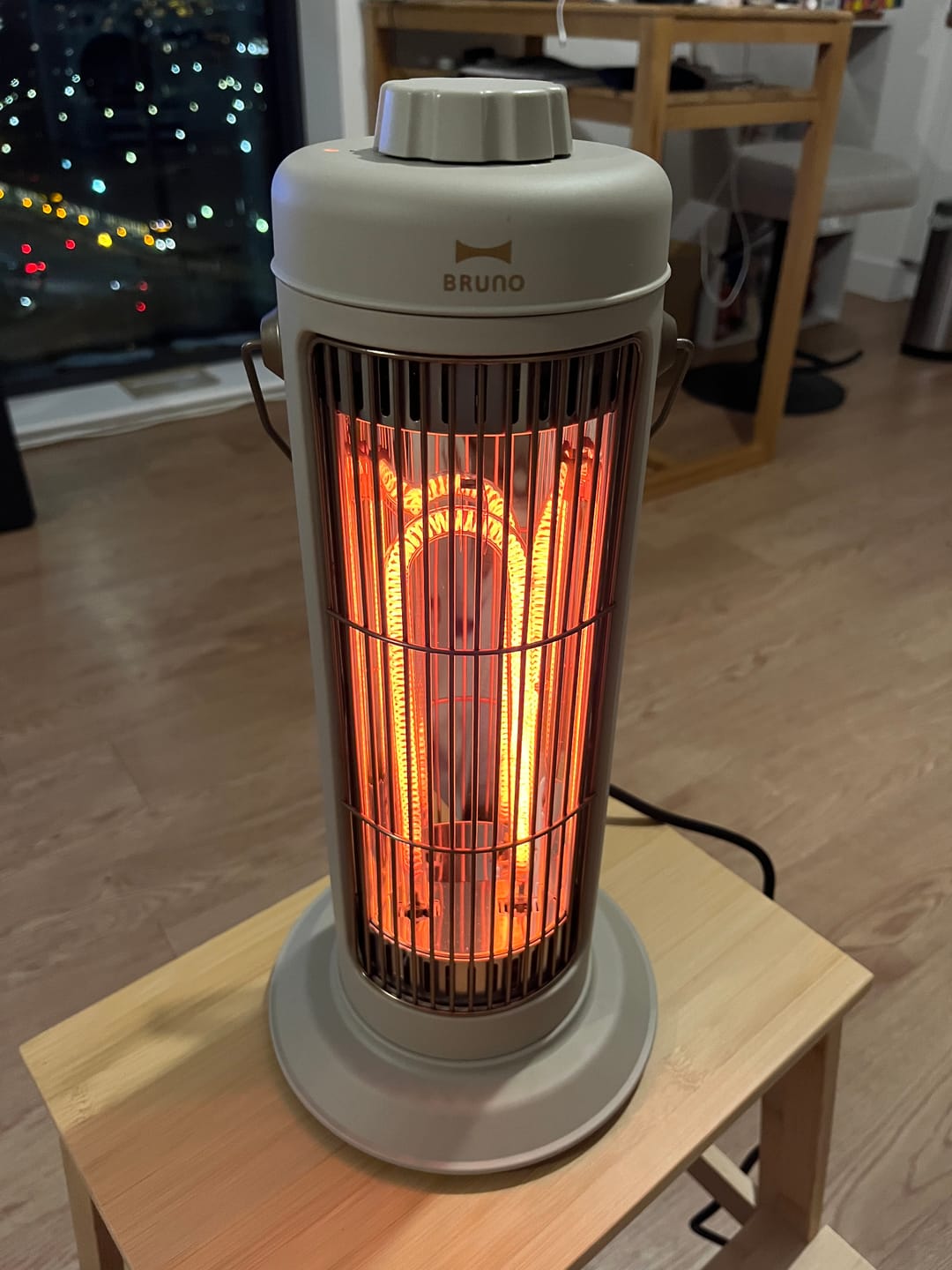 Customer photo review of BRUNO Nostal Heater S - Greige