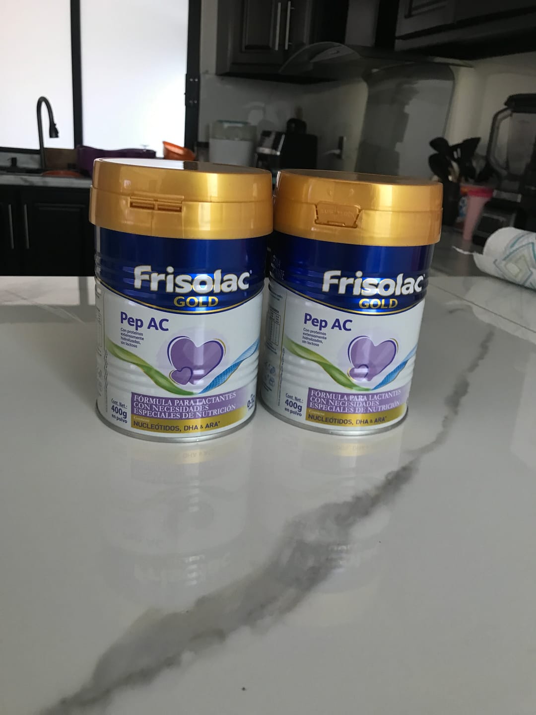Customer photo review of Frisolac Gold Pep A C (0 A 12 Meses) Pack Con 800 Gr