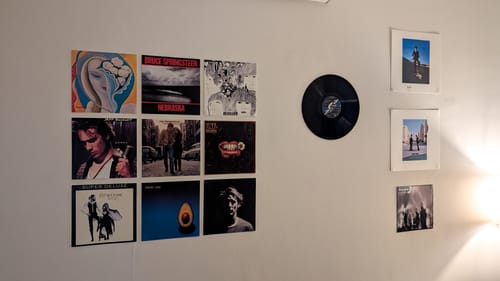 Customer photo review of VINYL RECORDS - ROCK