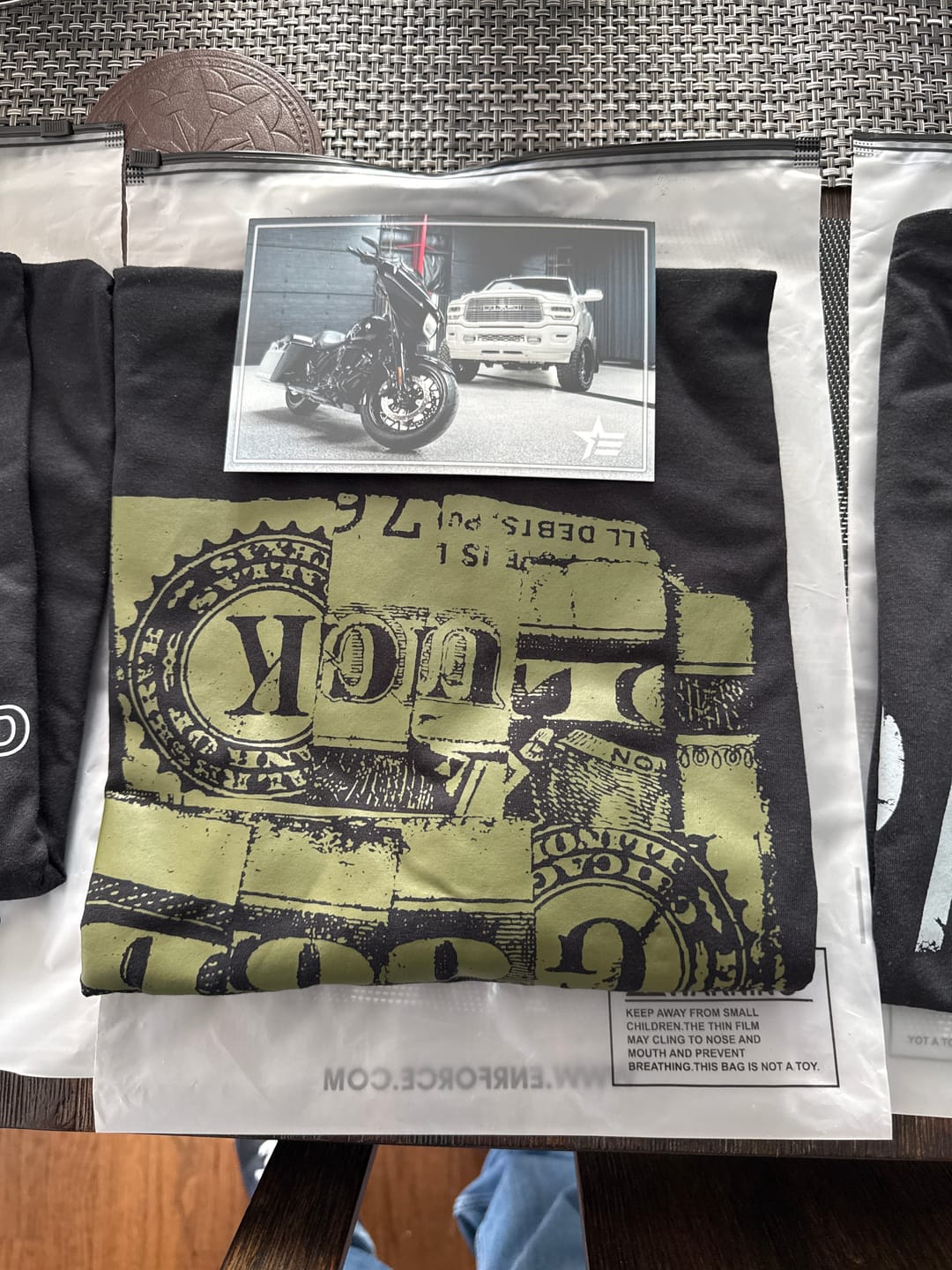 Customer photo review of Good Luck Tee