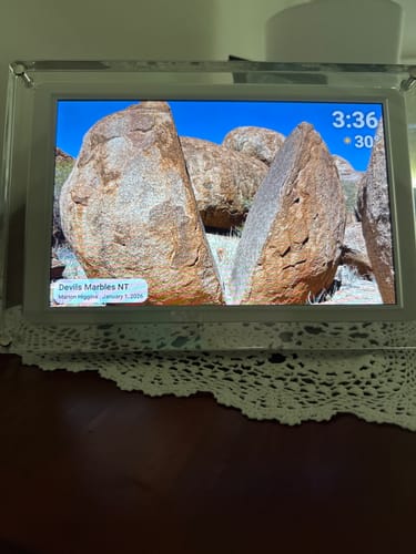 Customer photo review of Digital Photo Frame