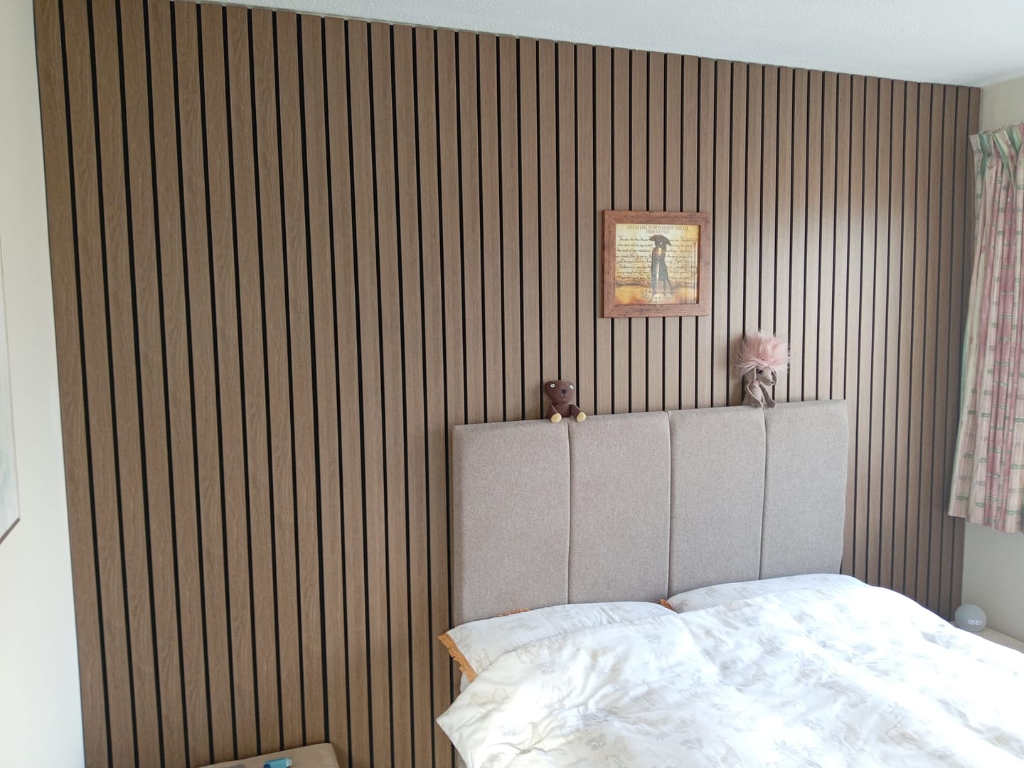 Customer photo review of Premium Acoustic Slatted Wall Panel (50mm thickness)