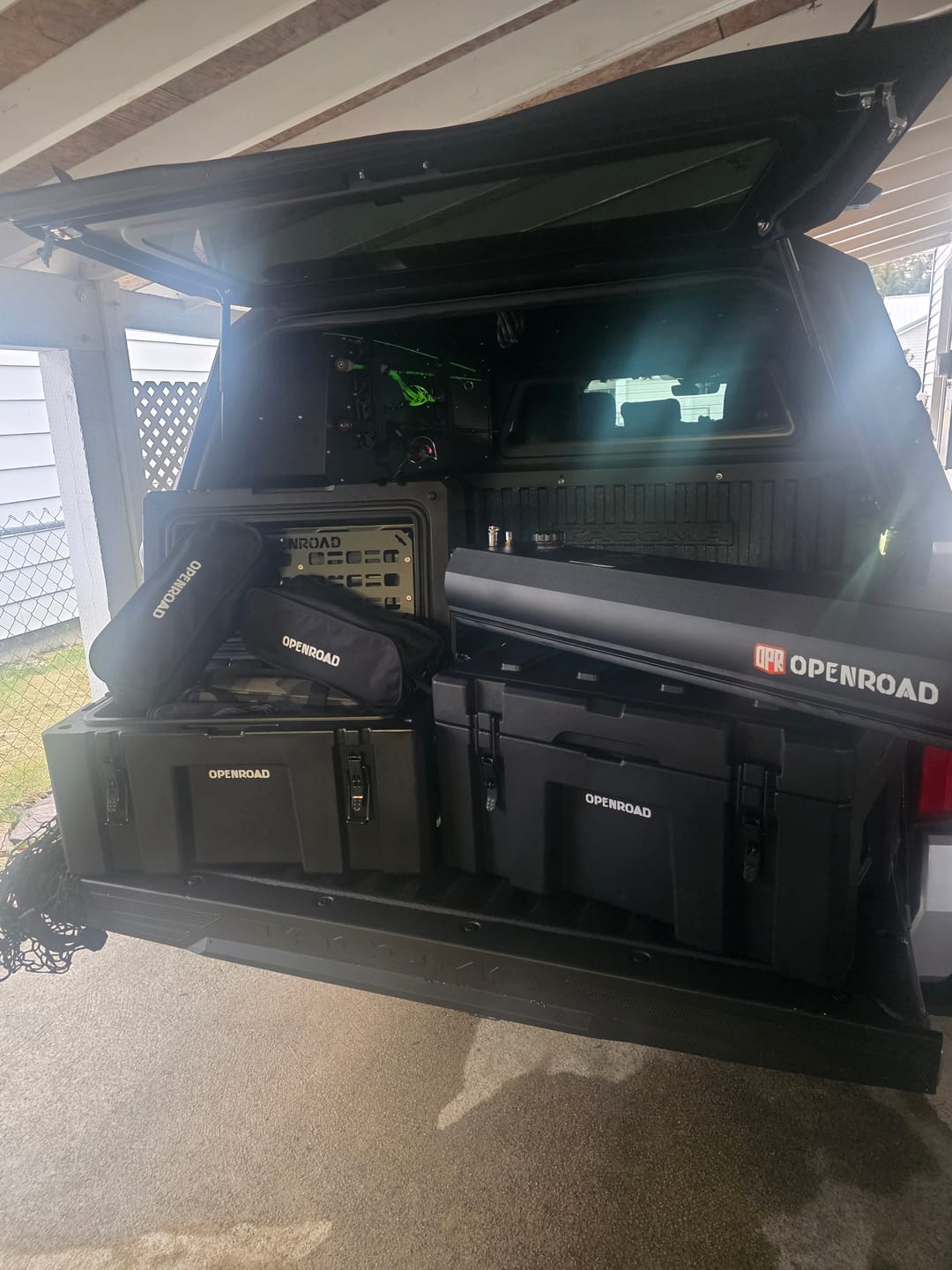 Customer photo review of OPENROAD Camping Storage Case – 50L