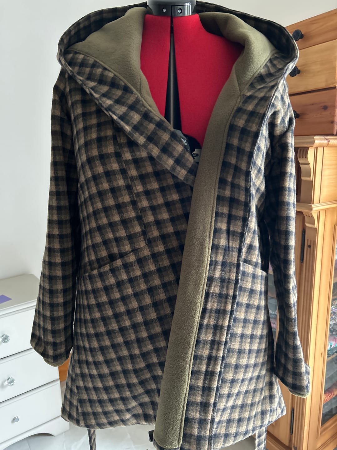 Customer photo review of Plain Anti Pill Polar Fleece Fabric