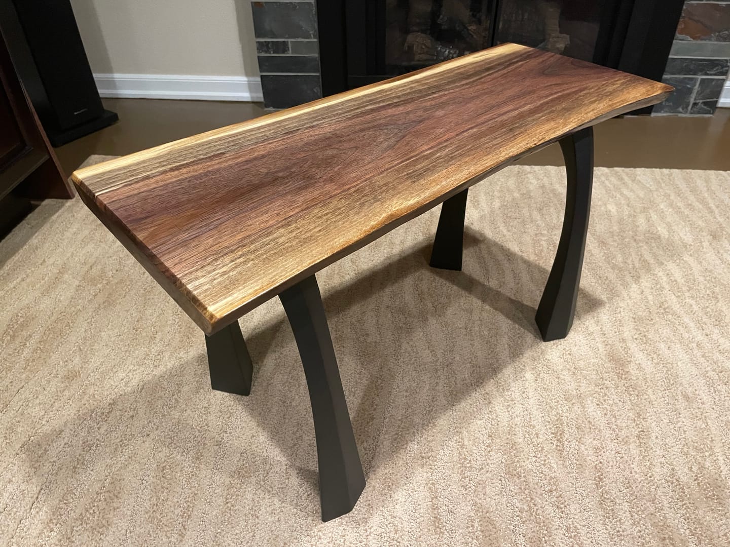 Customer photo review of Bench Legs 116 Nura 16.2" H Minimalist Modern Style