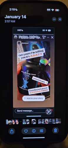 Customer photo review of Intellectual Power: Natural Brain Boost- Please allow 2-4 weeks for orders to ship after purchase